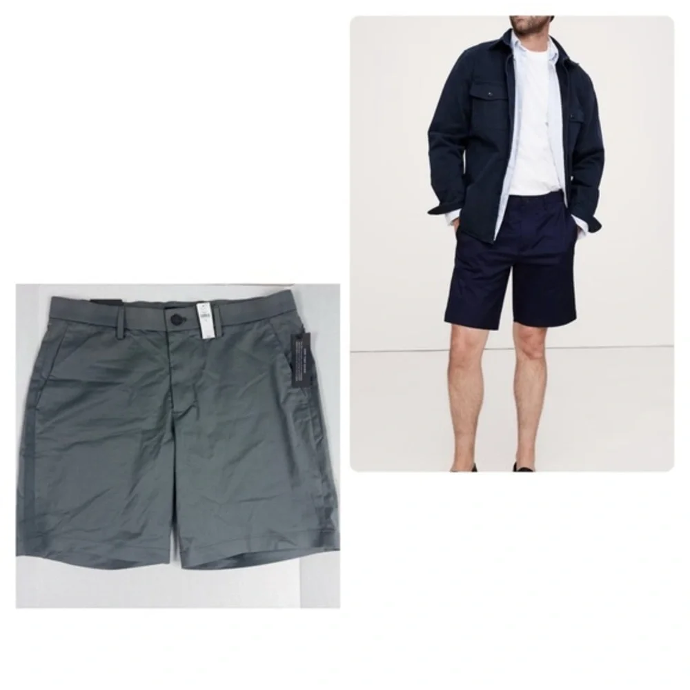 BANANA REPUBLIC Temp Regulating Gray Shorts NWT